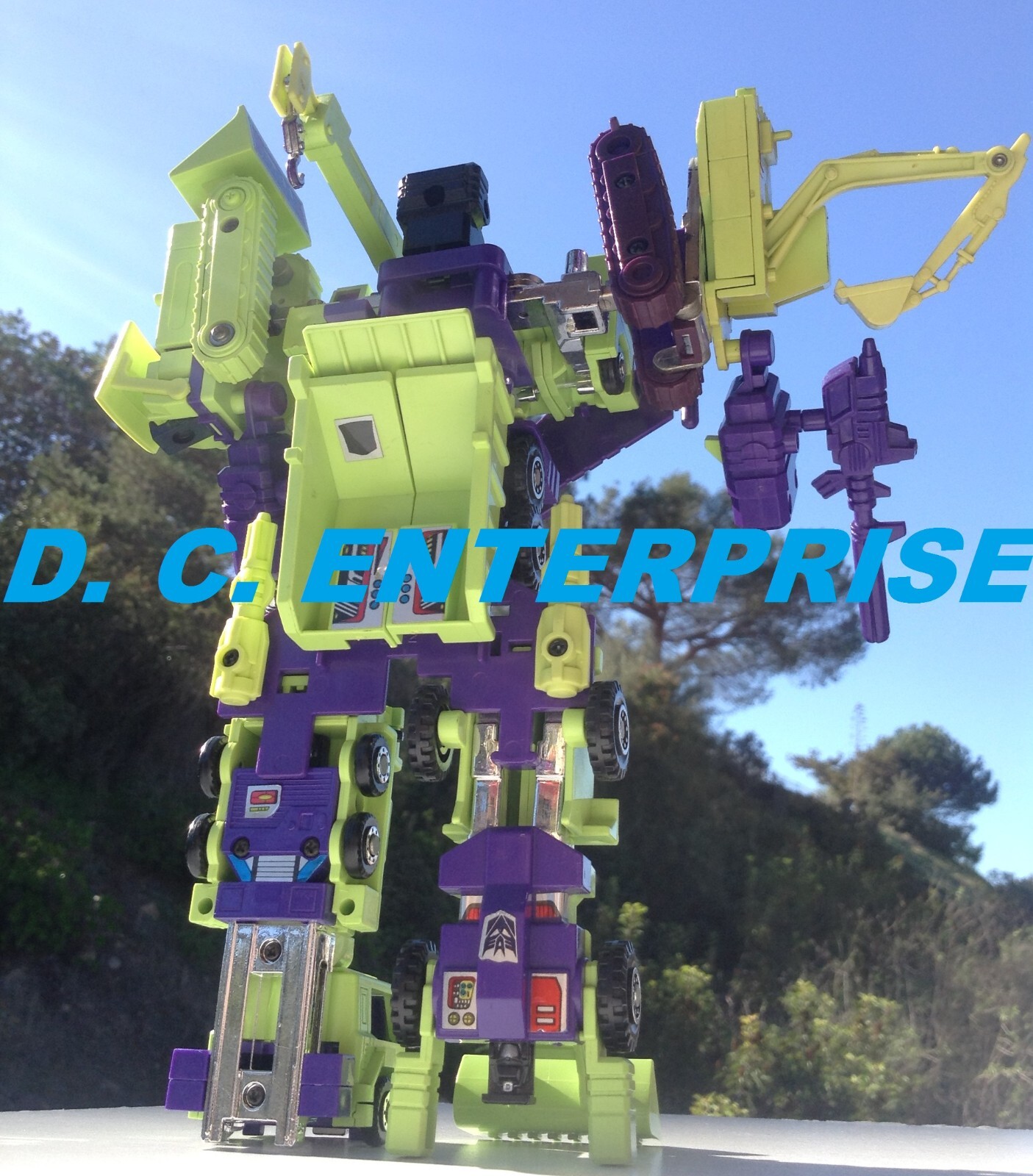 HASBRO TRANSFORMERS G1 SERIES 2  DEVASTATOR INCOMPLETE CONSTRUCTICON & PART 1985