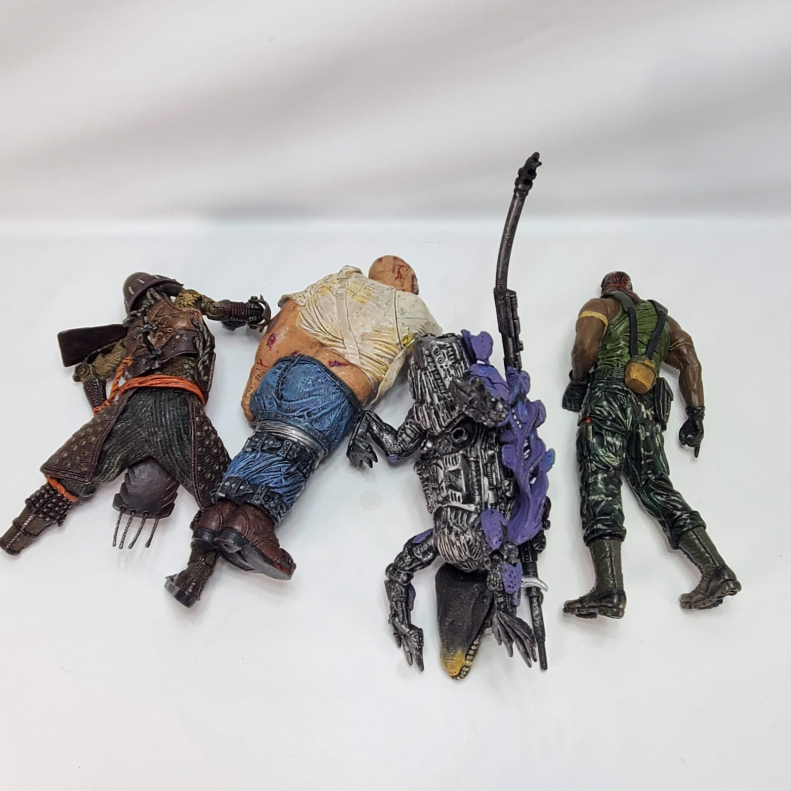 Lot 4 McFarlane Toys Spawn Jackal Clown Techno Al Simmons NOT COMPLETE