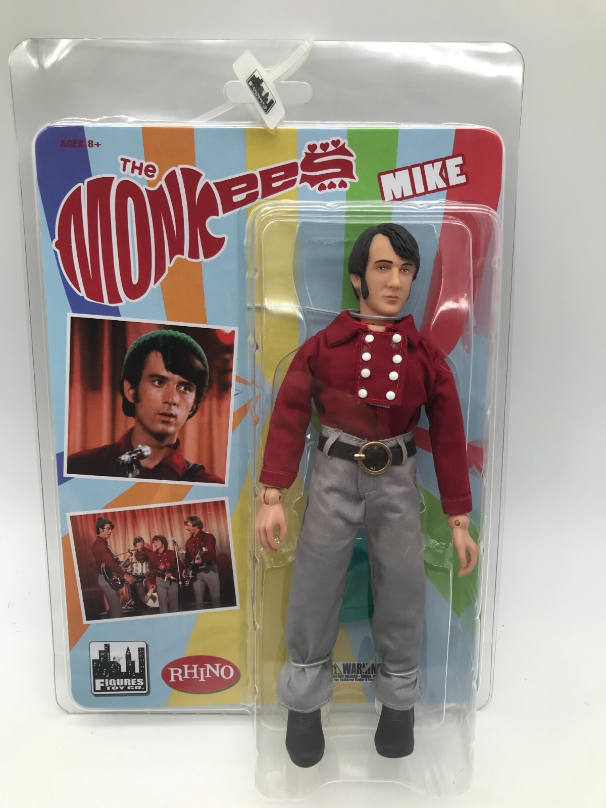 The Monkees 8 Inch Action Figures: RED Band Outfit: Set of all 4 NEW