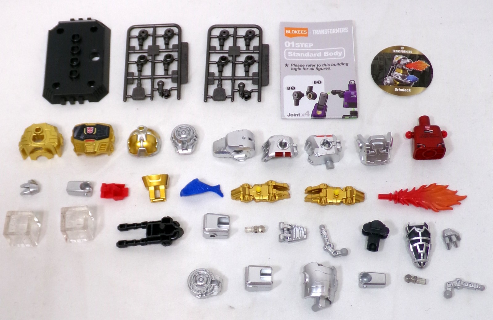 Blokees Transformers Galaxy Version 02 Grimlock Secret Chase Dino Mode Complete