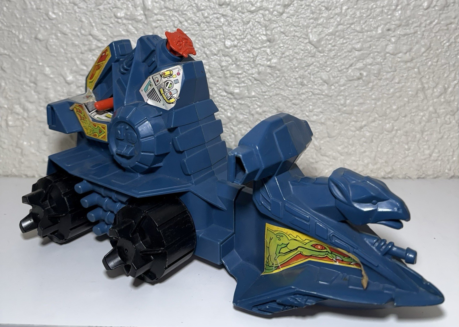 Vintage 1981 Mattel He-Man MOTU Battle Ram Vehicle with 1 Missile Read