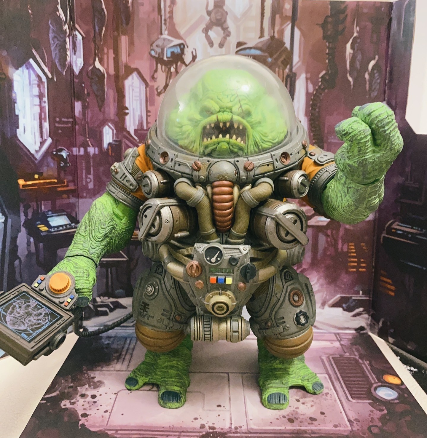 Cosmic Legions Hvalkatar: Book One Slogg Figure BY FOUR HORSEMEN