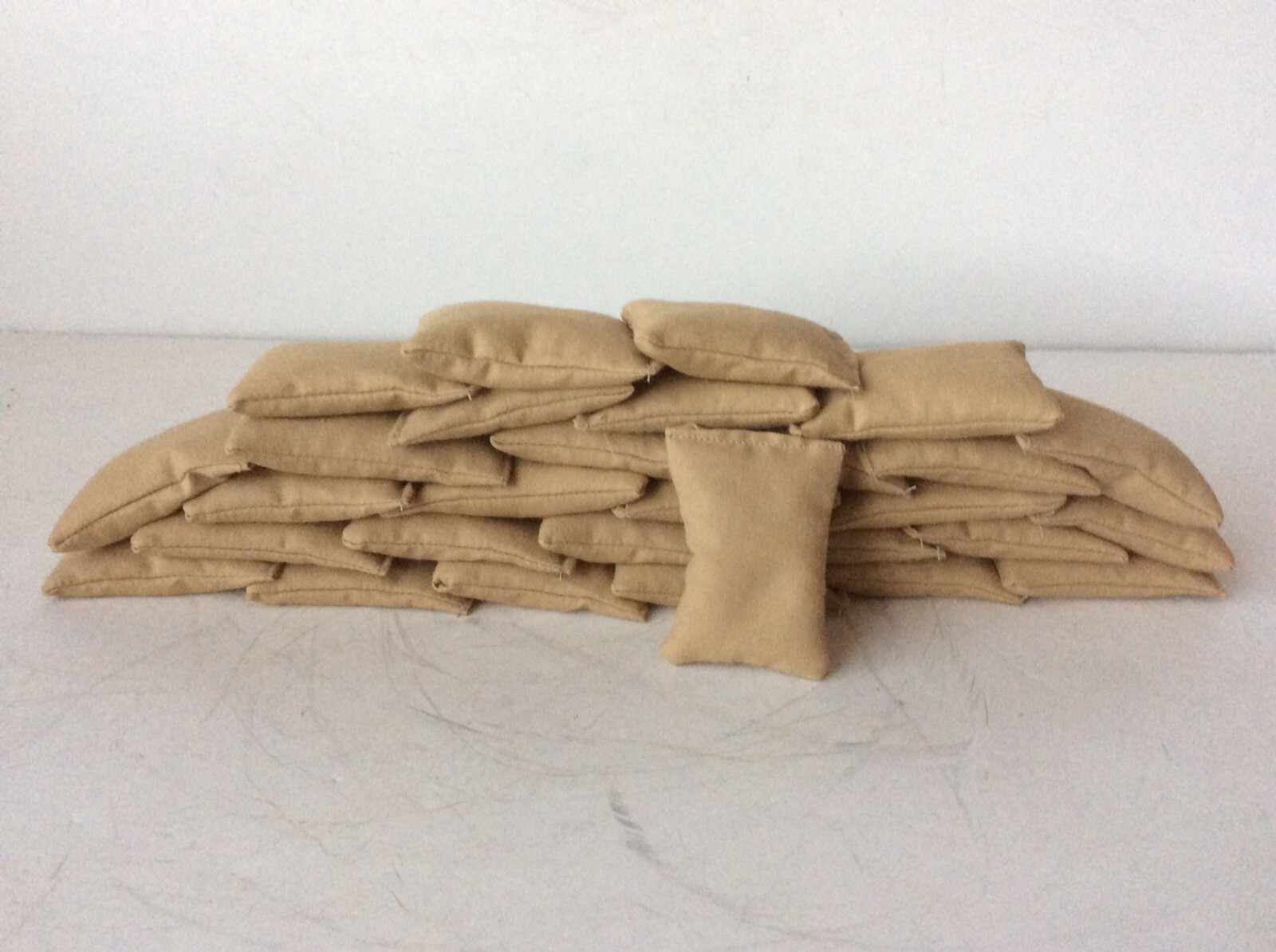 GI Joe Firebase Ryan 1/12 Custom 30 Khaki Sandbags Filled W/ Real Sand Mint New