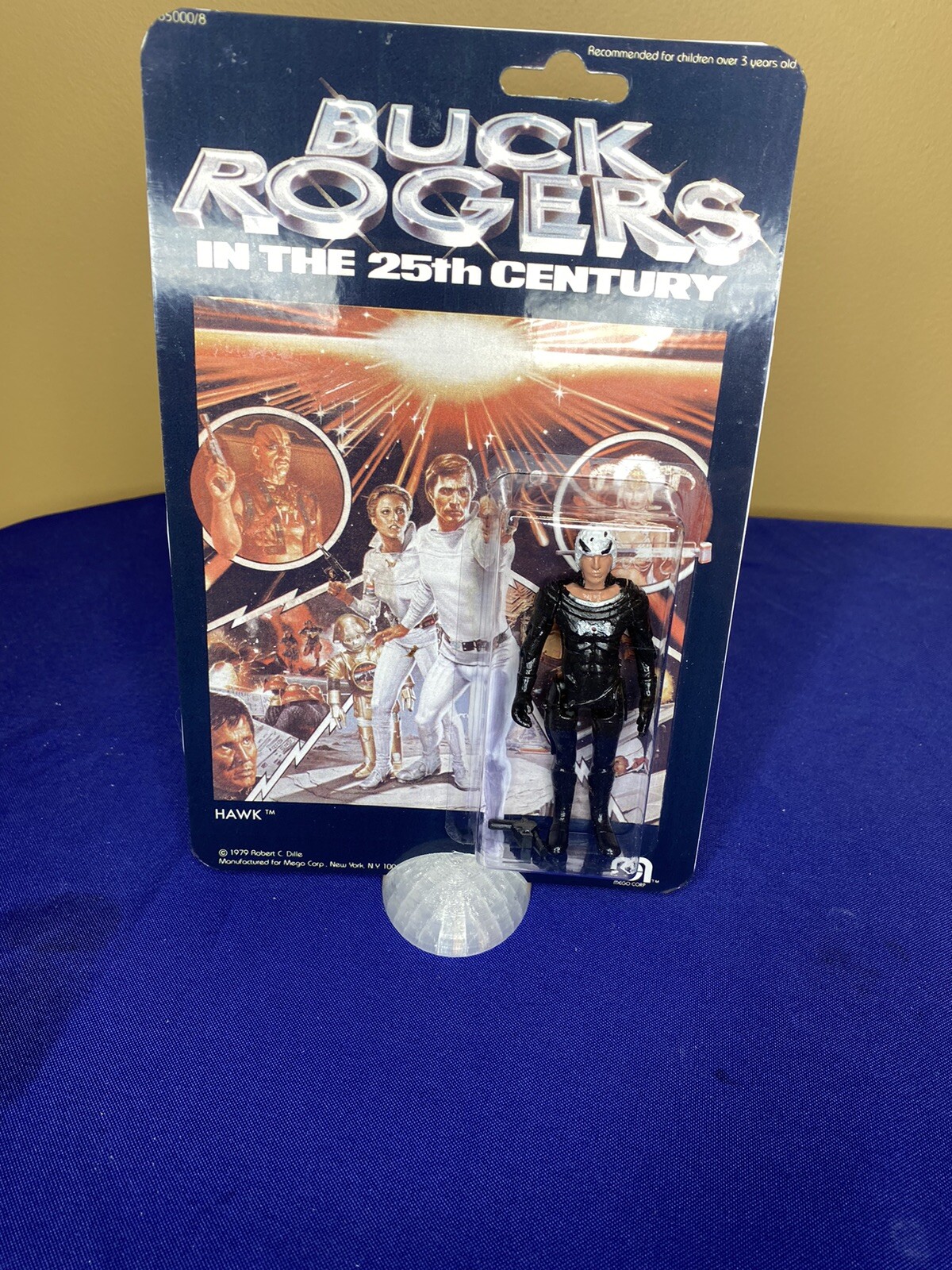 Buck Rogers HAWK Custom/Posable Action Figure 3.75 Reproduction Card