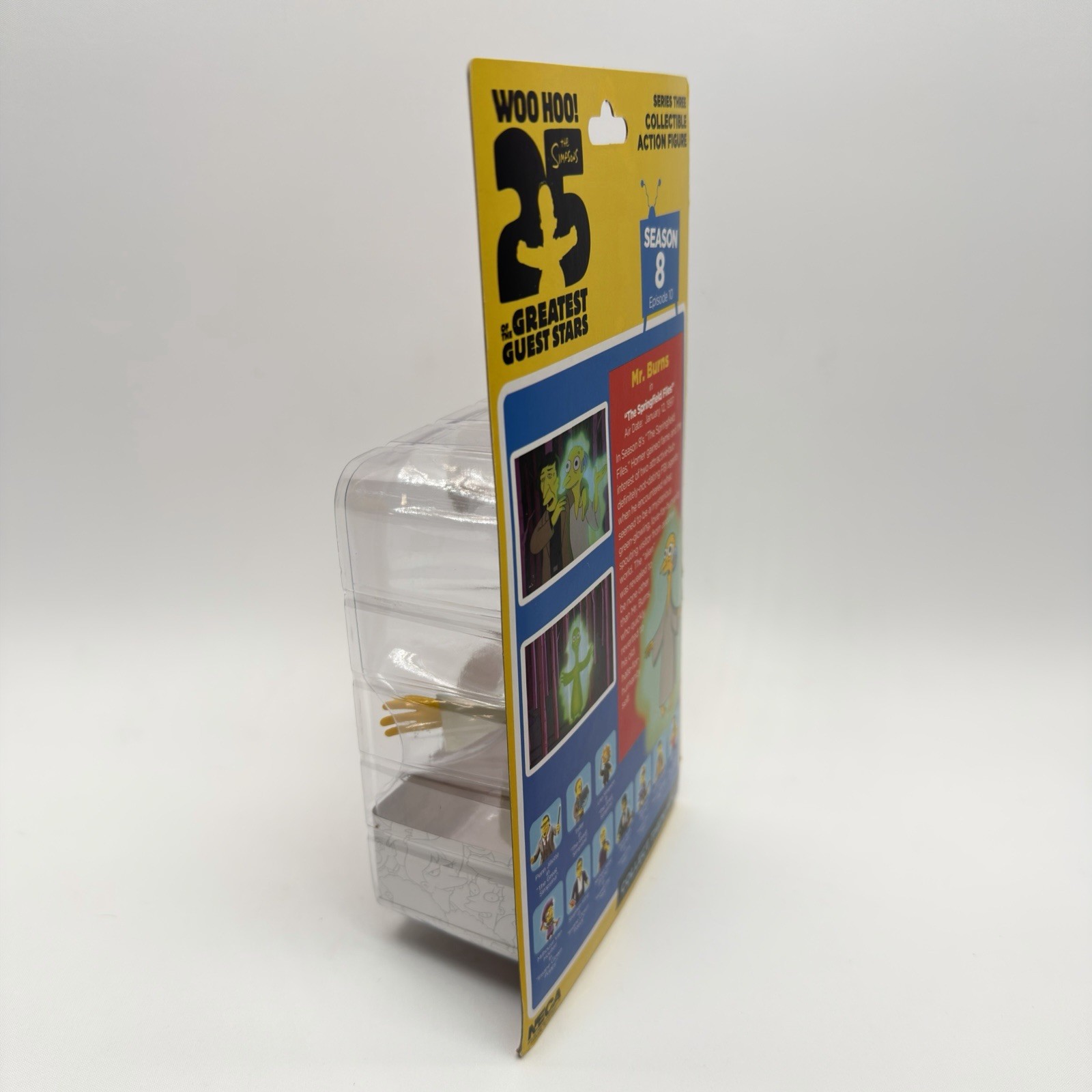 NECA Simpsons Mr Burns Glow In The Dark Figure 25th Anniversary 2014 Rare New