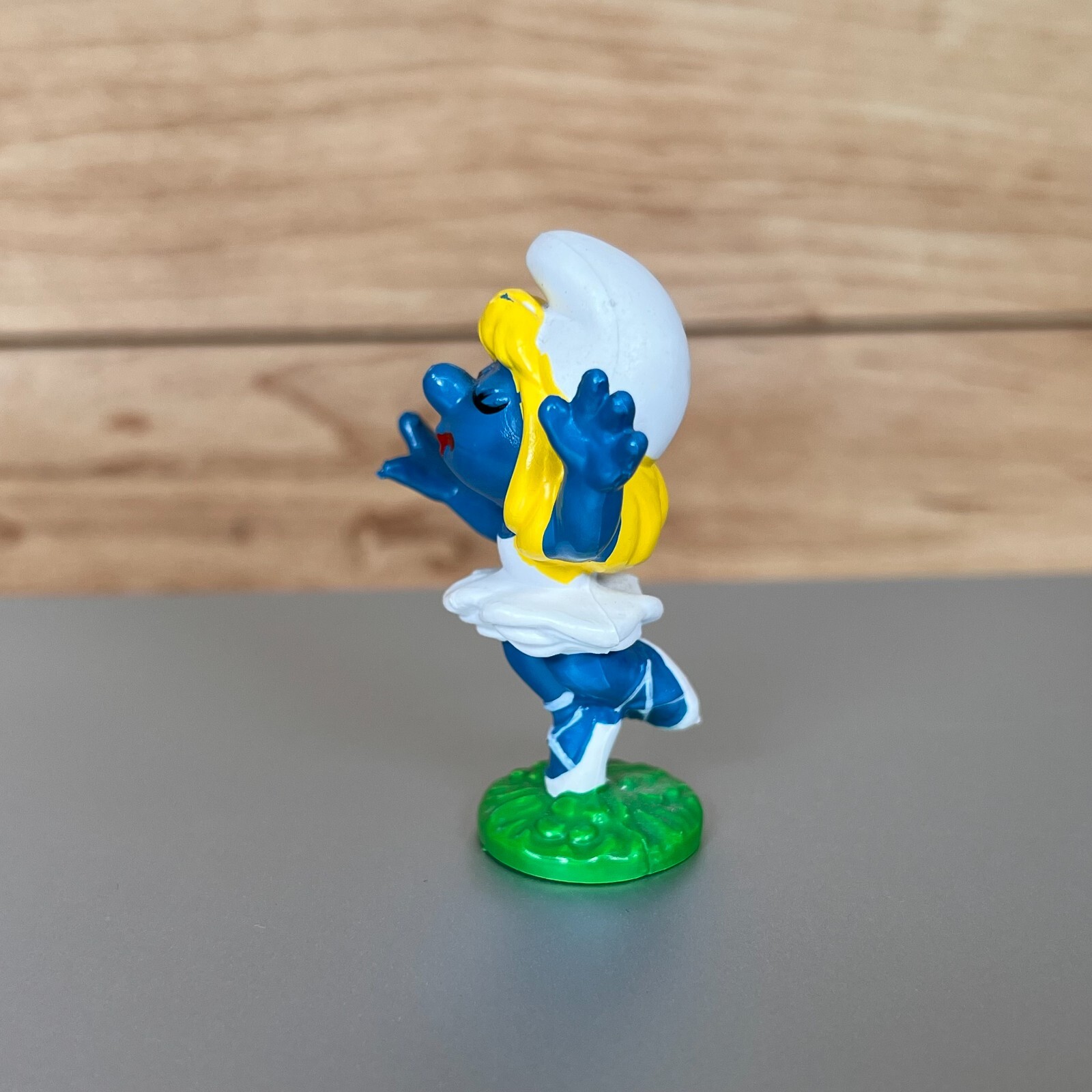 Smurfs Ballerina Smurfette Vintage PVC Figure Peyo Schleich 1978 Ballet NICE