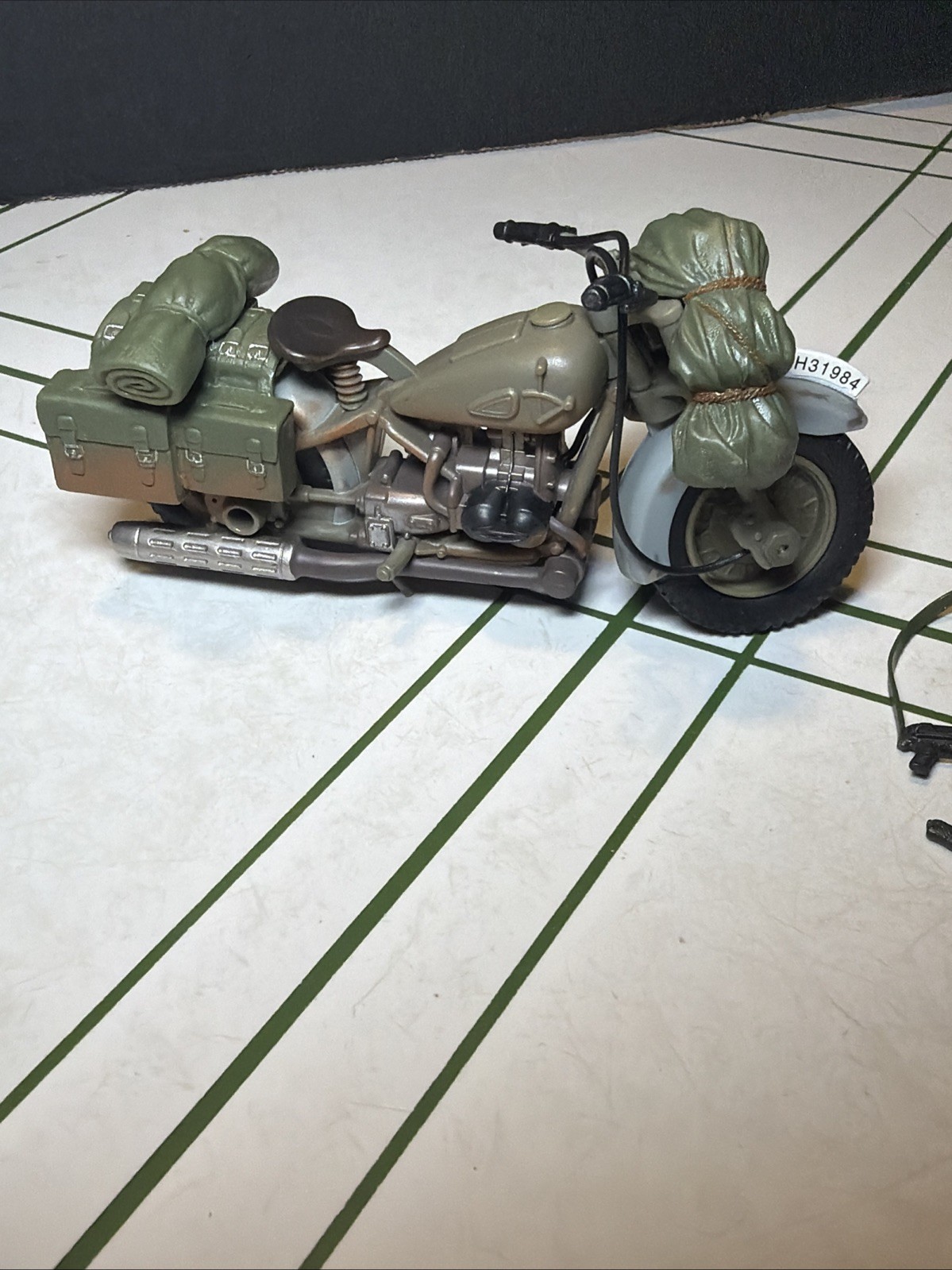 Indiana Jones German Soldier w Motorcycle Last Crusade Hasbro 2008 Complete
