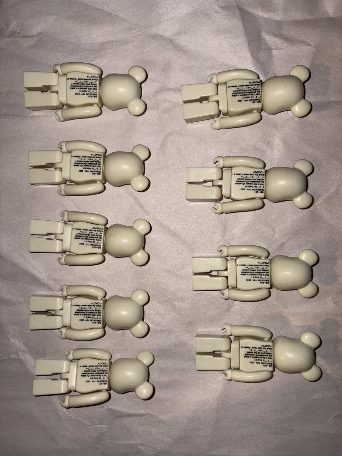 BE@RBRICK 100% Series 4 Basic Complete Set Lot 9 MEDICOM TOY bearbrick letters 9