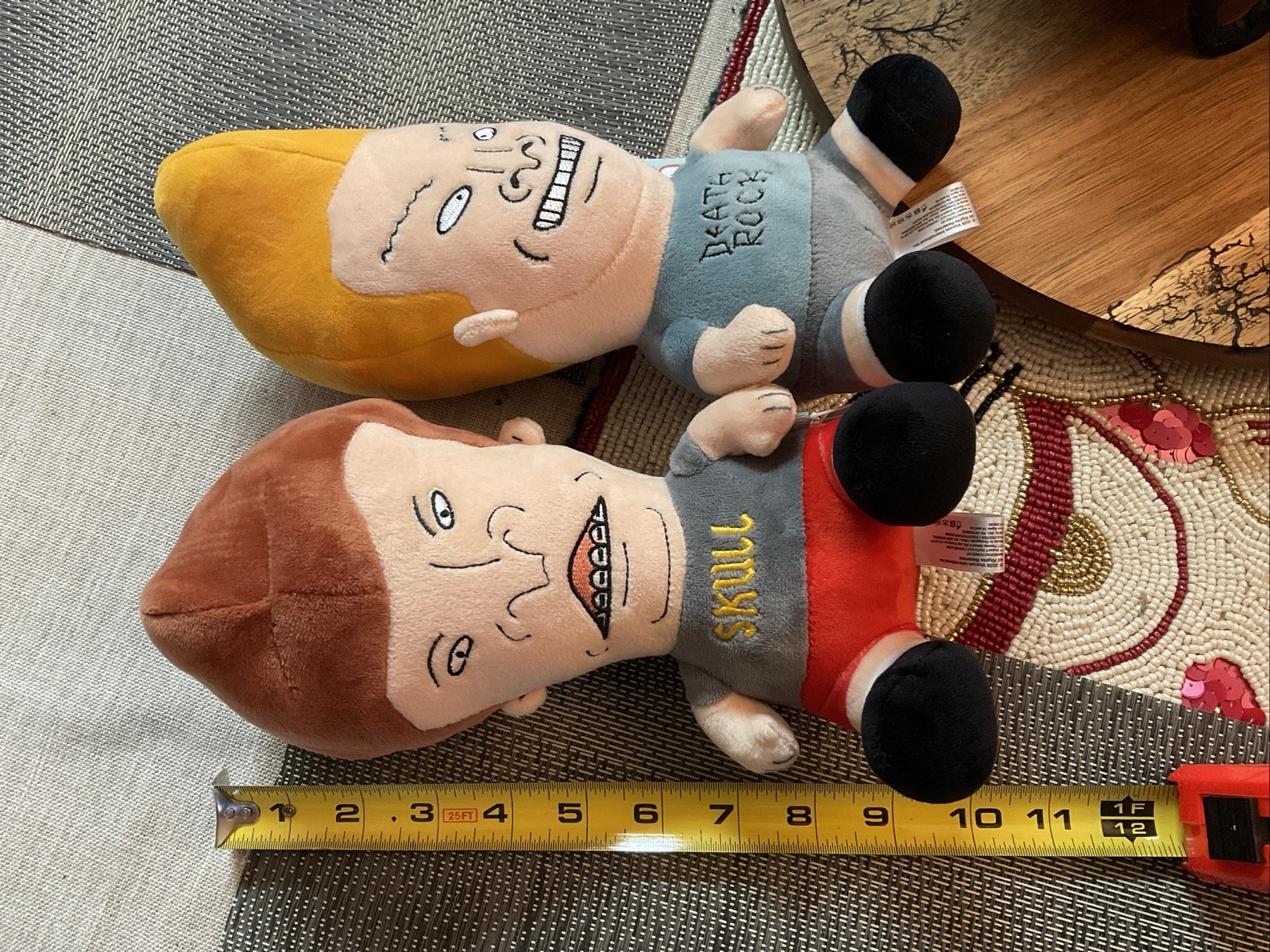RARE 10” BEAVIS and BUTT-HEAD MTV Super Duper Plush by Super7, Set of 2, NWT