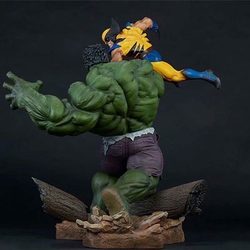 Wolverine Vs Hulk Action Figure Statue Collection Model Toys Boxed brand new