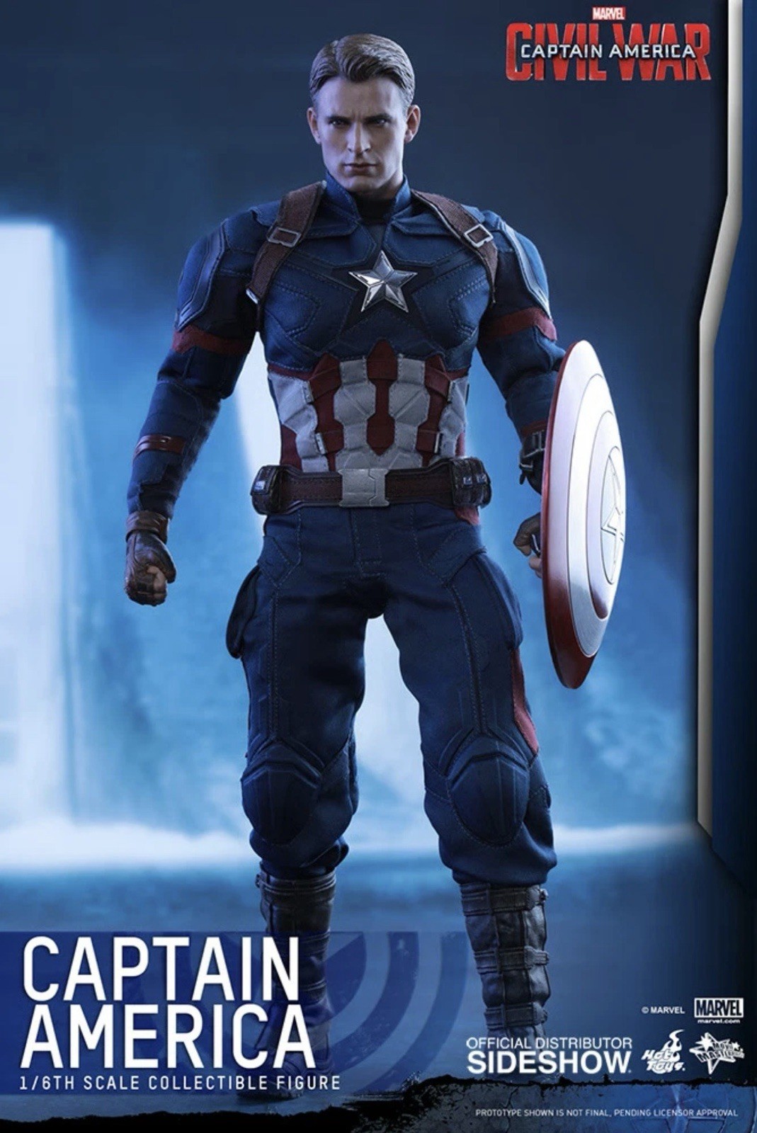 Hot Toys 2016 “Captain America-Civil War” 1/6 Scale (MMS350) “SEALED/BRAND NEW”