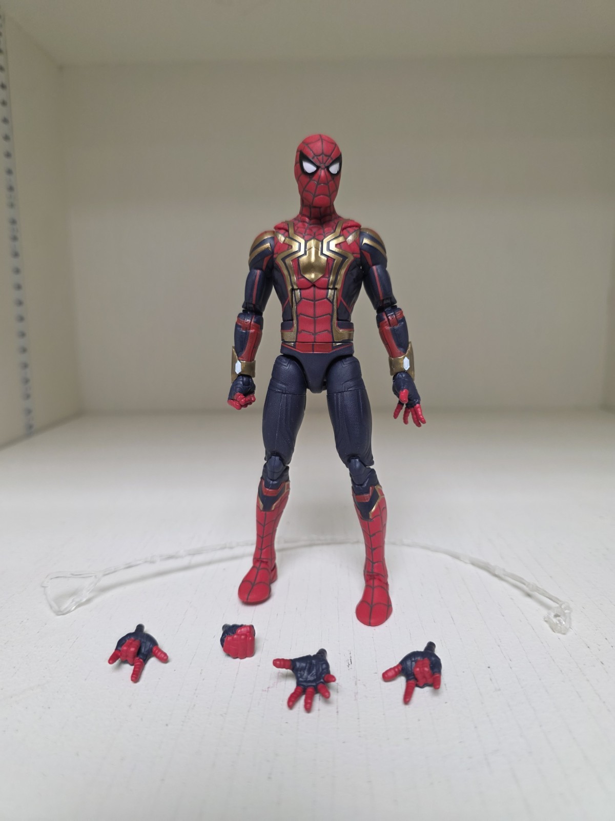Marvel Legends Spider-man No Way Home Tom Holland 2023 Hasbro 3 pack 6” with Web