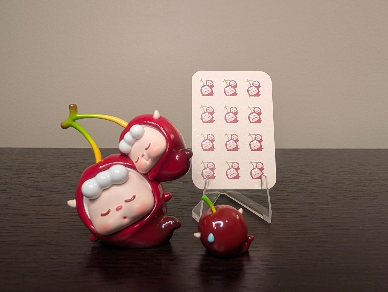 BIBIDY&ZUZU WUWU Cherry Figure Boxed Collectible Limited Edition Rare -US Seller