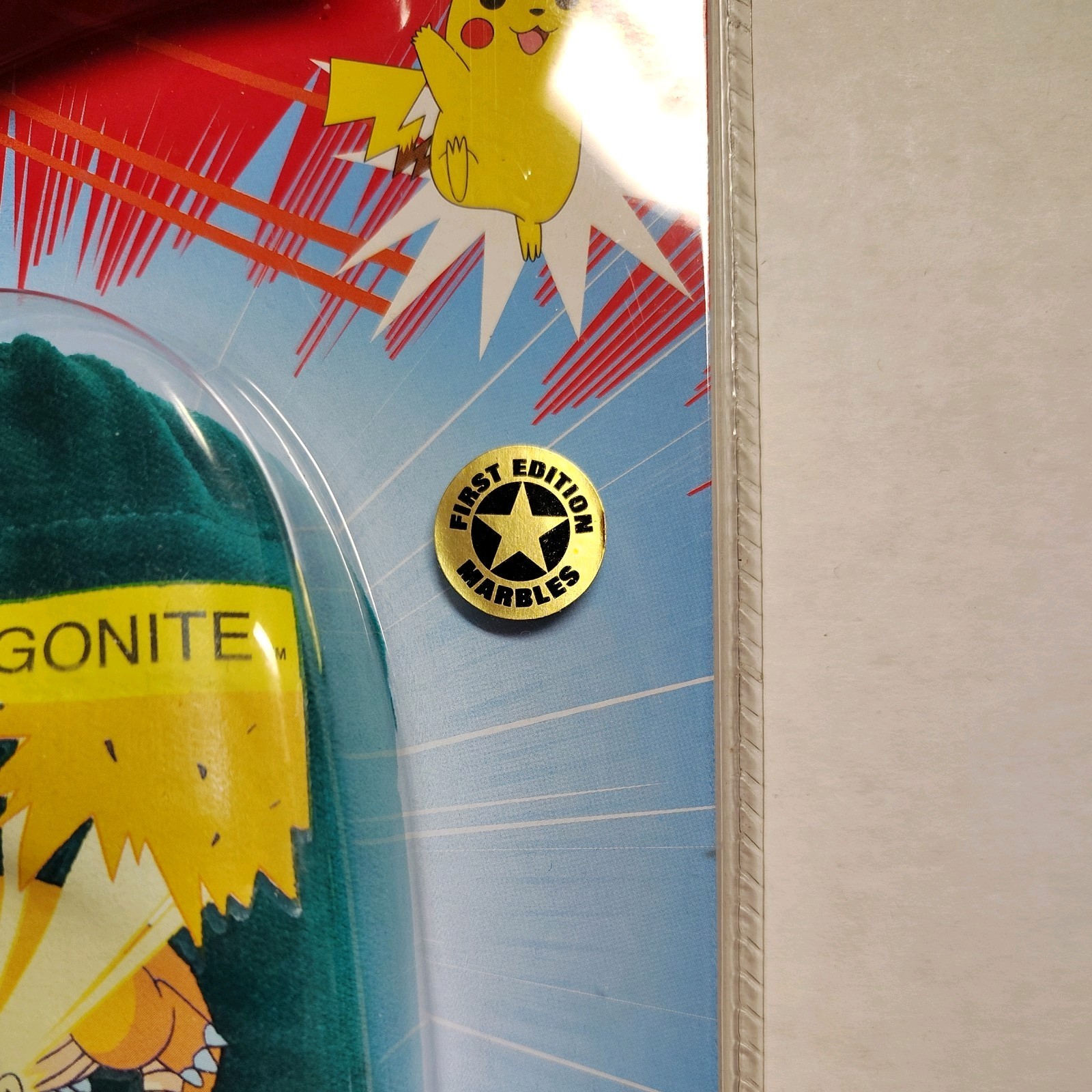 Retro 1999 Pokemon Marble Green Pouch Dragonite #149 Series 1 sealed 1ST EDITION