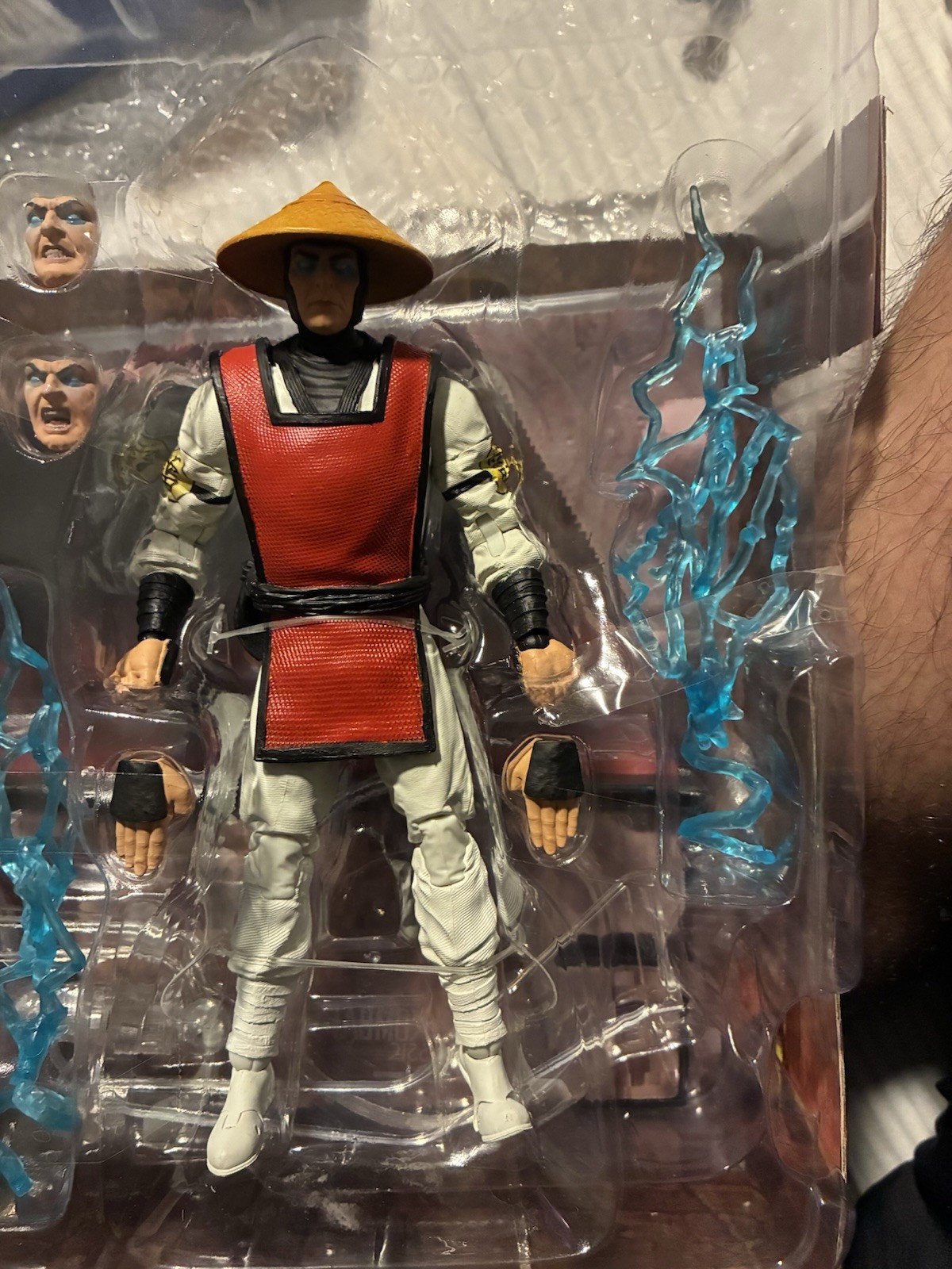 Action Figure Plastic Multicolor w/ Alternate Head, Hands & Blue Effect Part