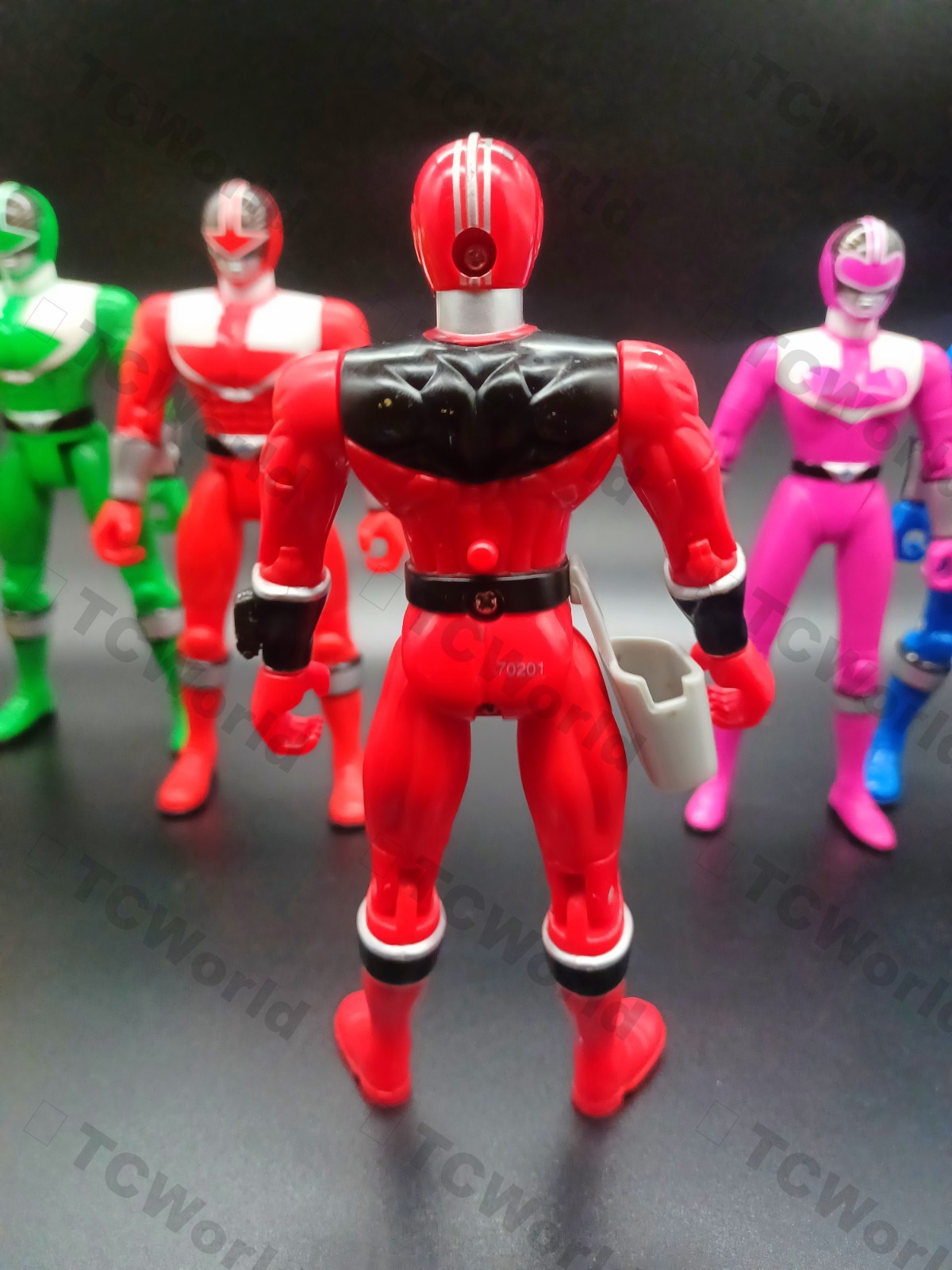 Power Rangers Time Force 5 “Time Force Rangers & Cyclobot” (Complete Base Set)