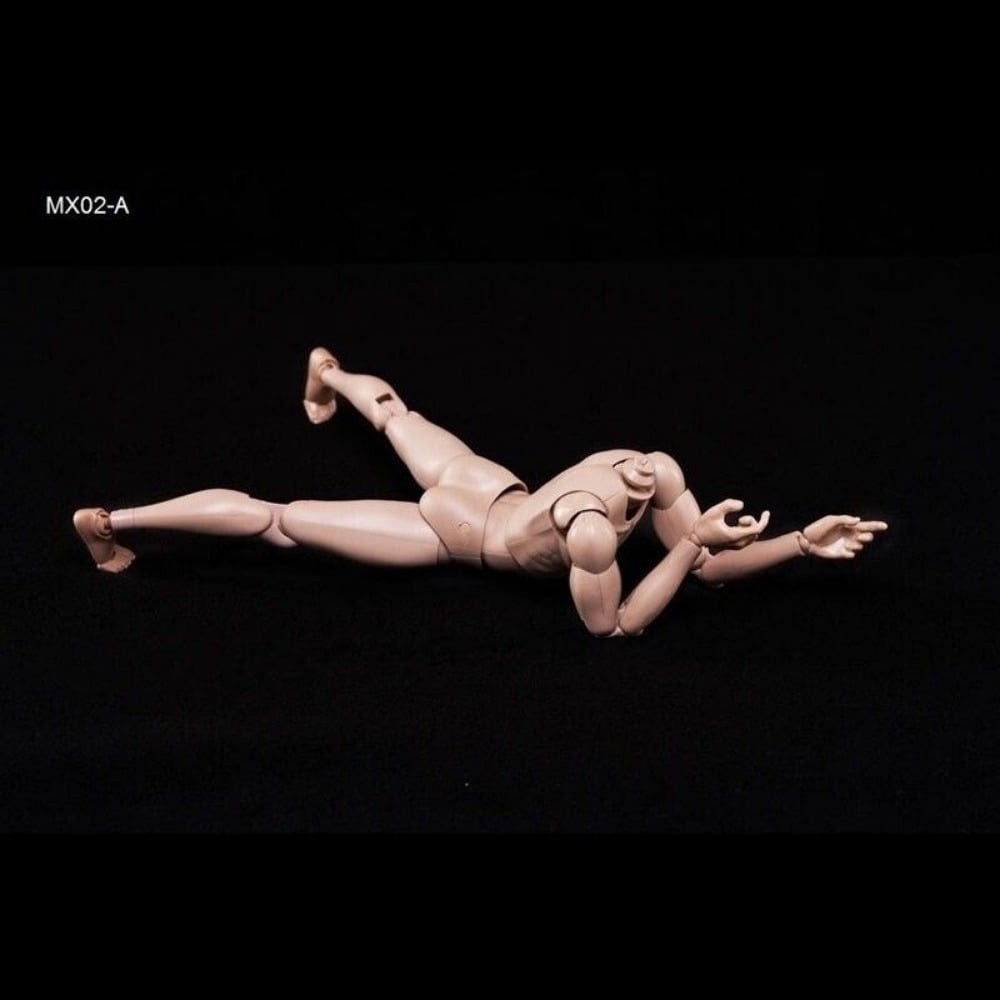 US ZC Toy 1/6 Muscular Body For 12″ Hot Toys Model Male Action Figure Head Toys