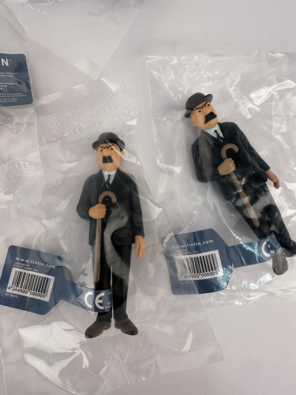 Original The Adventures of Tintin Action Figures 6 PCS Set Toy Cake Toppers NEW
