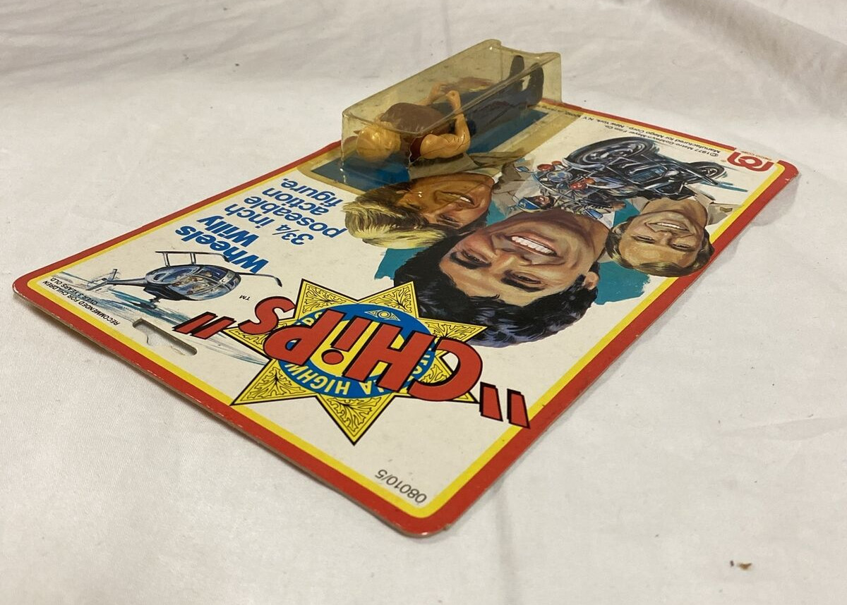 1977 MEGO CHIPS “Wheels Willy” 3.75″ Action Figure UNUSED 70s TV Show