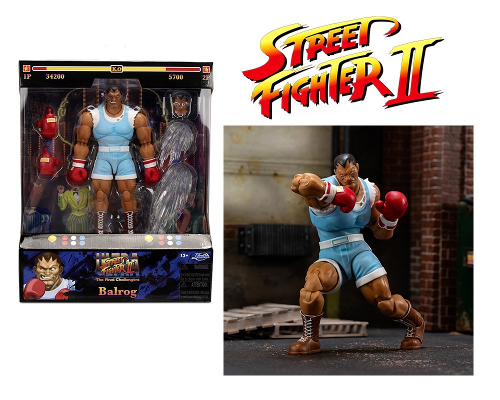 Jada Action Figure 6″ Street Fighter 2 Deluxe The Final Challengers Balrog 35741