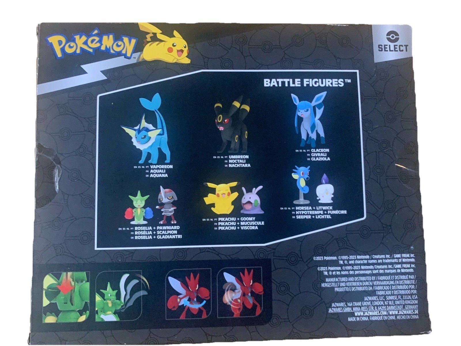 Pokémon Scyther & Scizor Select Series Evolution 2-Pack Exclusive Action Figures