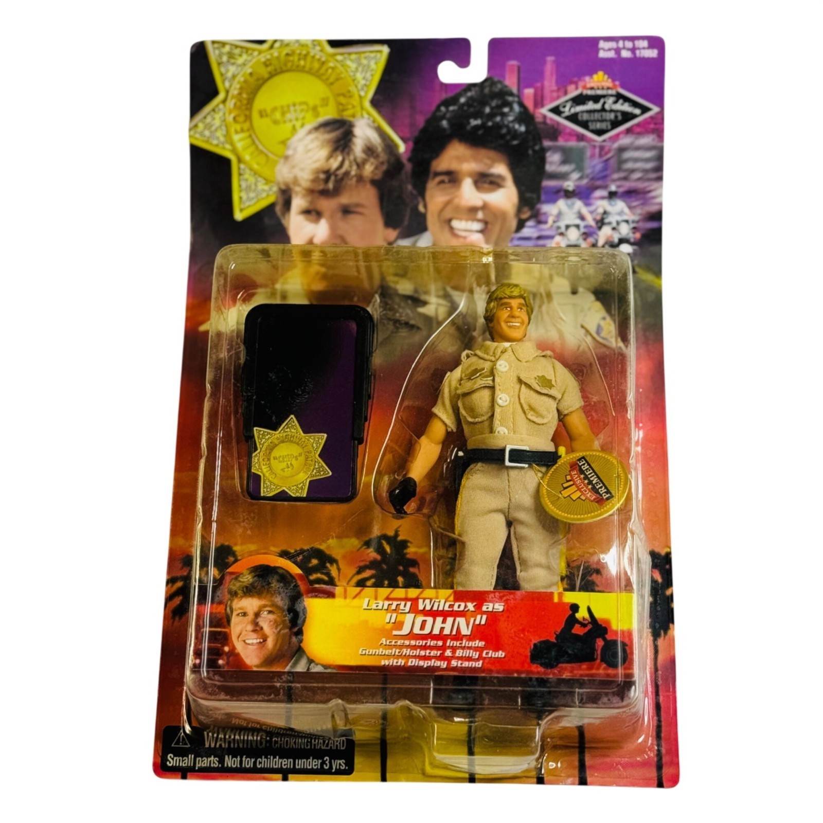 Vintage 98 Exclusive CHiPs Television Series Larry Wilcox as John Action Figure
