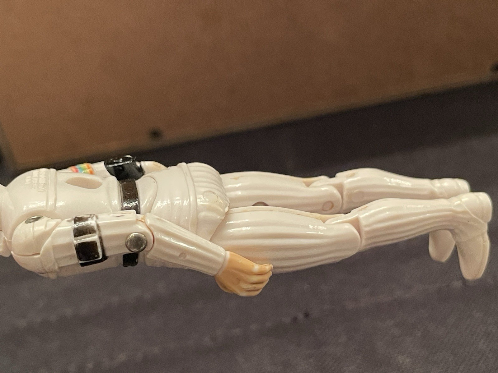 BUCK ROGERS Vintage 1978 Robert C Dille Mego Rainbow Label Thumb Intact * READ