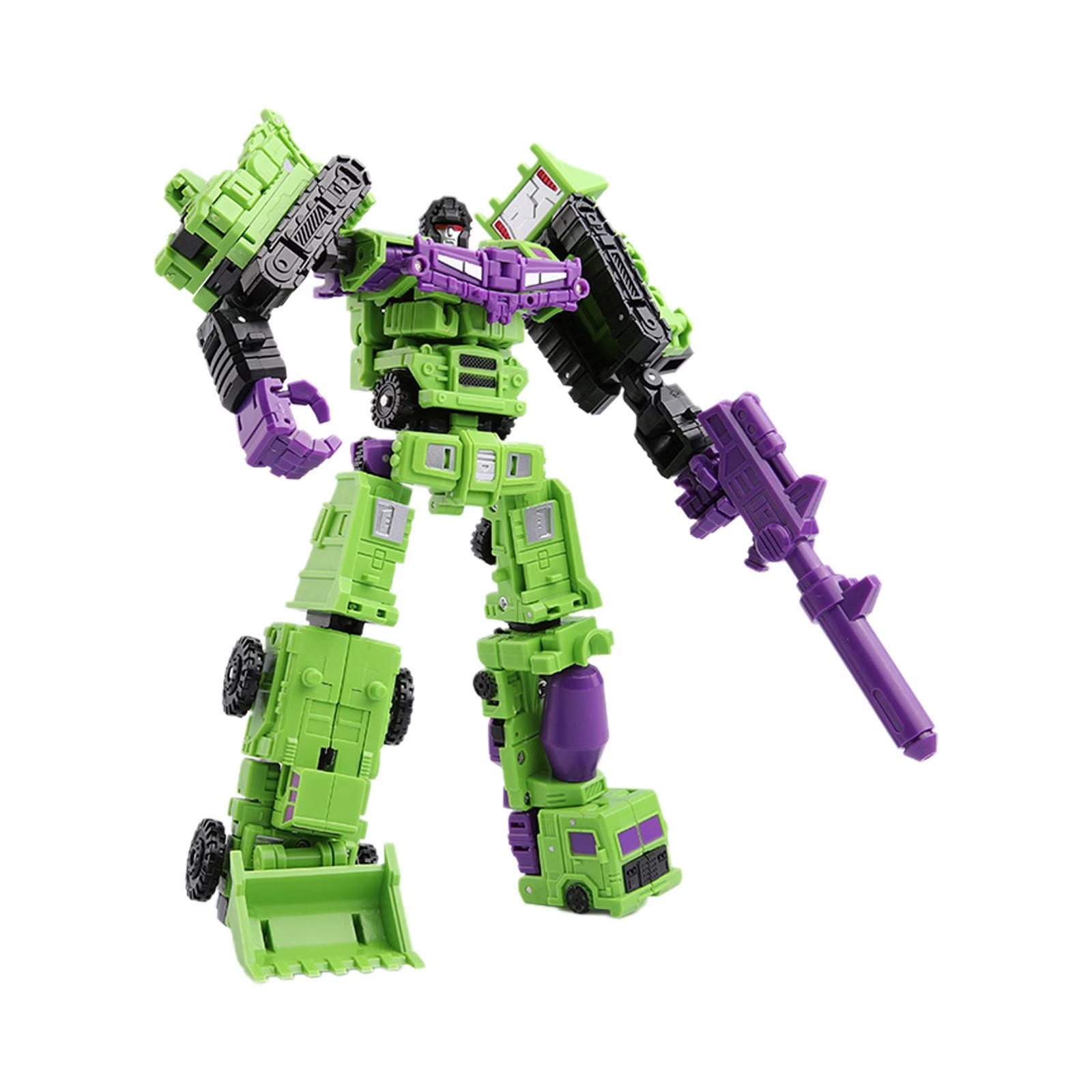 Constructicon Devastator 6 ActionFigures Combine Into 1 Robot Toy Open Box