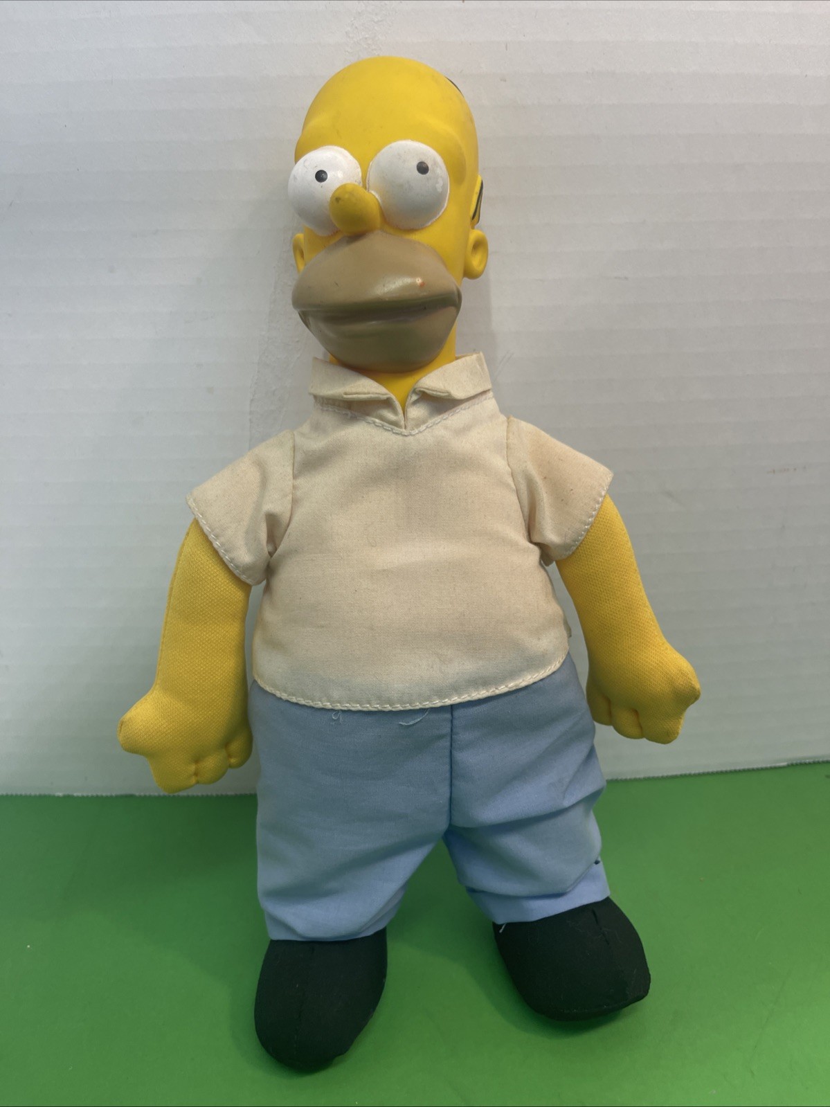 The Simpsons HOMER SIMPSON 10″ Plush DOLL Toy Vintage 1990 20th Century Fox