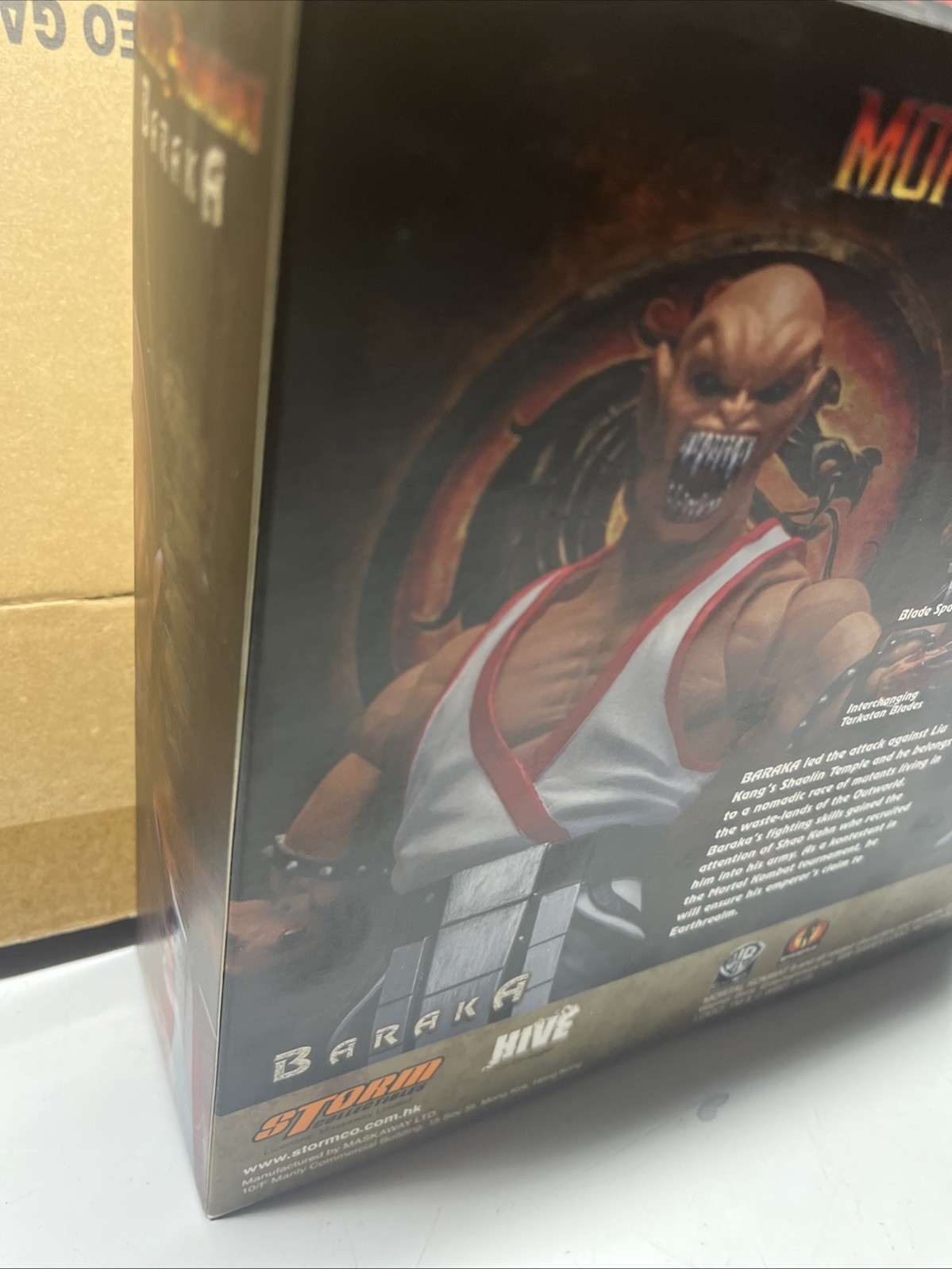 Storm Collectibles Mortal Kombat Baraka Action Figure 1/12 Scale Bloody NIB