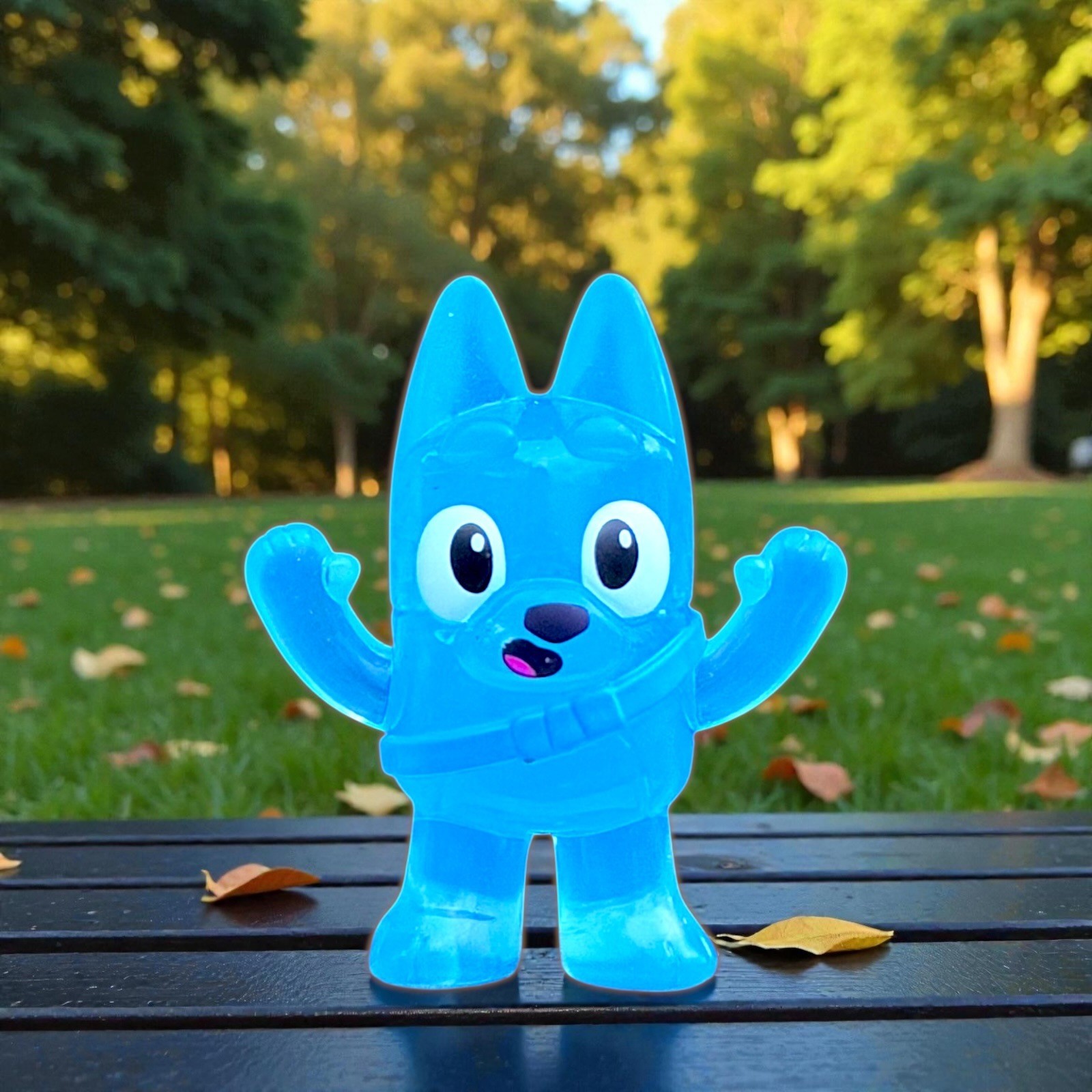 Bluey Fuzzies YOU PICK! Flocked Bluey & Friends Figures Series 1 Blind Boxes