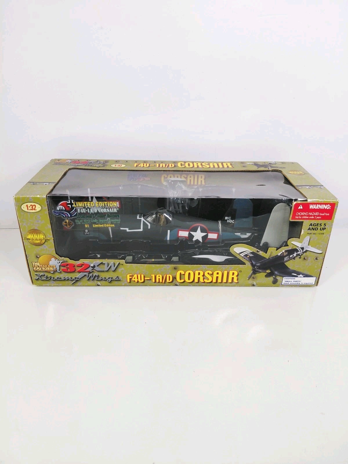 21st Century Toys Ultimate Soldier F4u-1a/D Corsair Jolly Rogers 1:32 Scale Rare