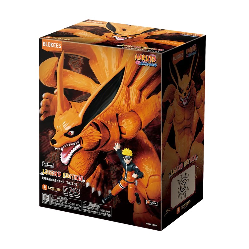 Blokees Naruto Shippuden Legend Edition 01 Kurama Nine Tails IN STOCK US SELLER