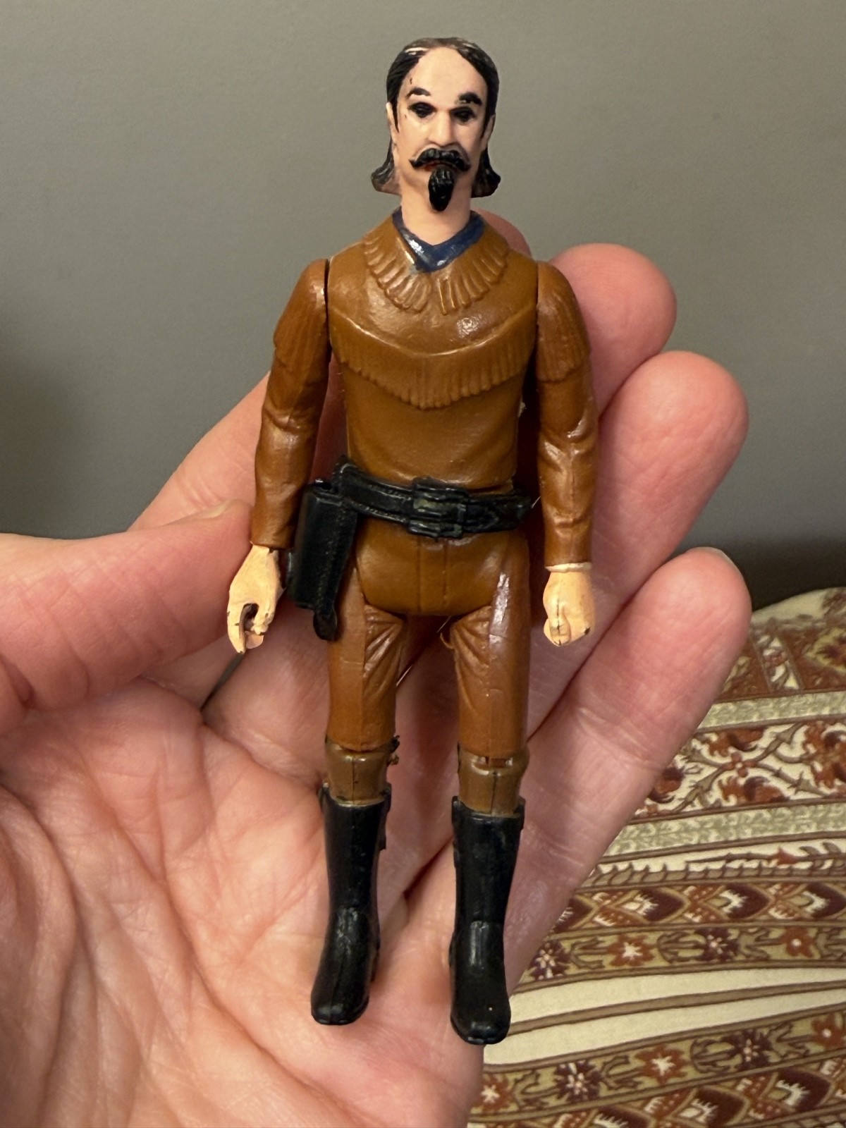 Vintage 1975 Excel Legends of the West Buffalo Bill Figure With Hat and Gun 4”