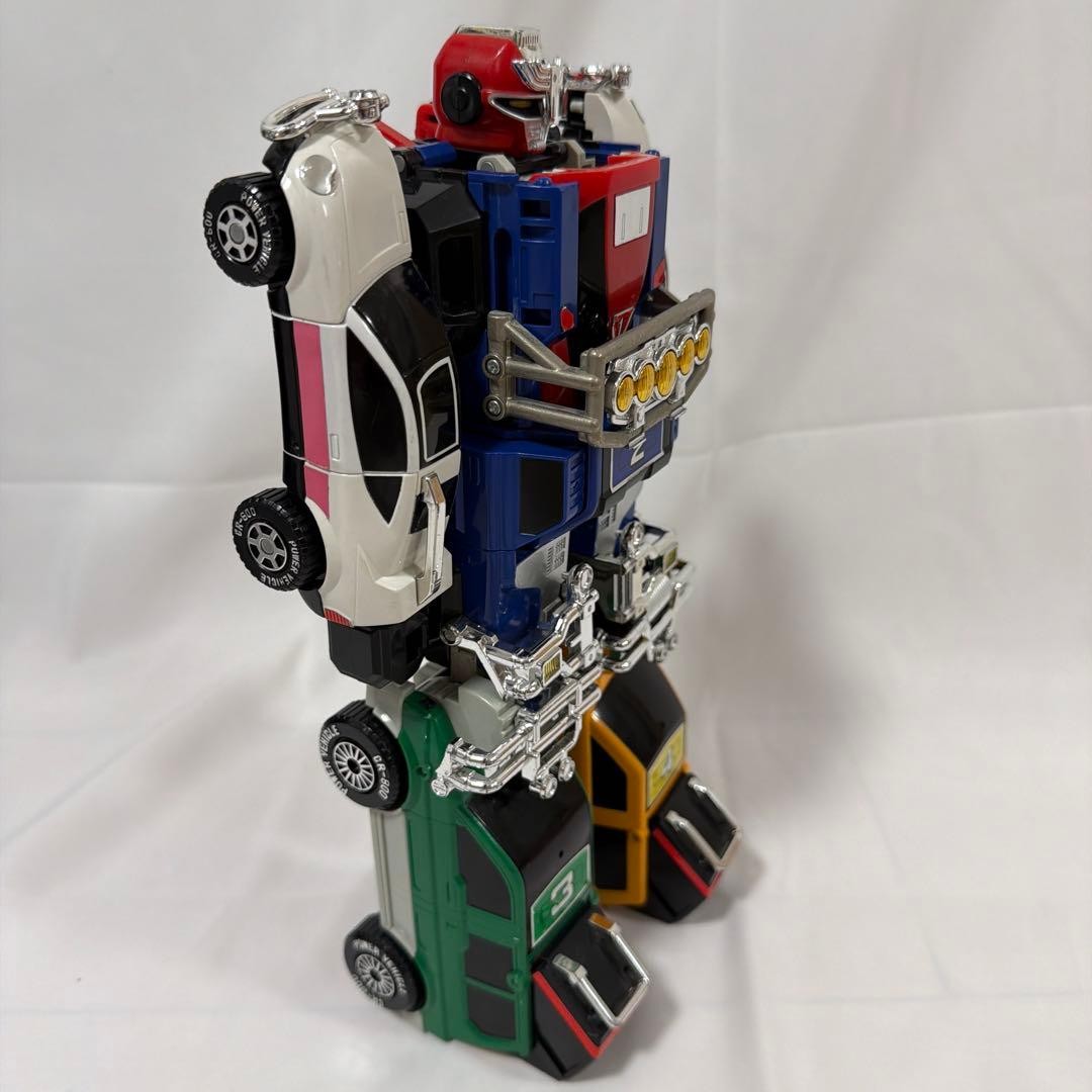 Power Rangers Carranger DX RV Robo Turbo Megazord Bandai Japan Used