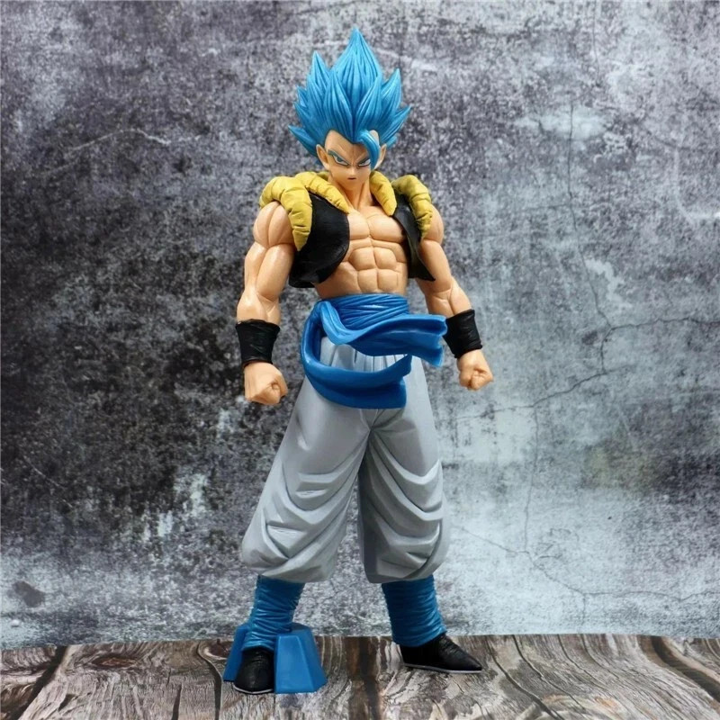 Dragon Ball Super Saiyan God Blue Hair Gogeta PVC Action Figure Toy Gift For Kid