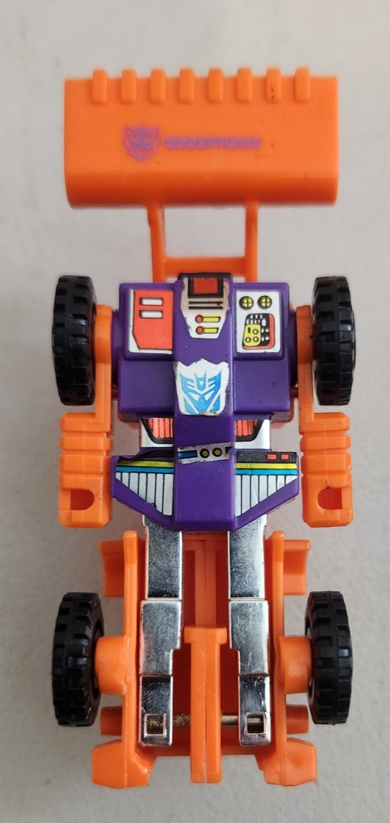 Transformers G2 Devastator Constructicon SCRAPPER with Canopy RARE ORANGE KBToys