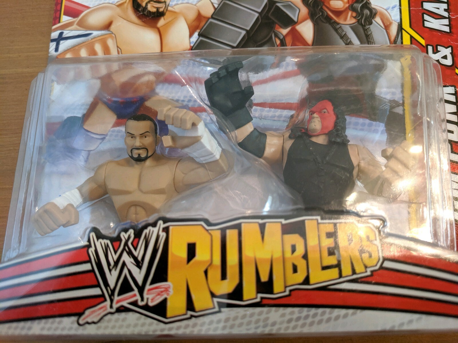 WWE Wrestling Rumblers Series 3 CM Punk & Kane Mini Figure 2-Pack