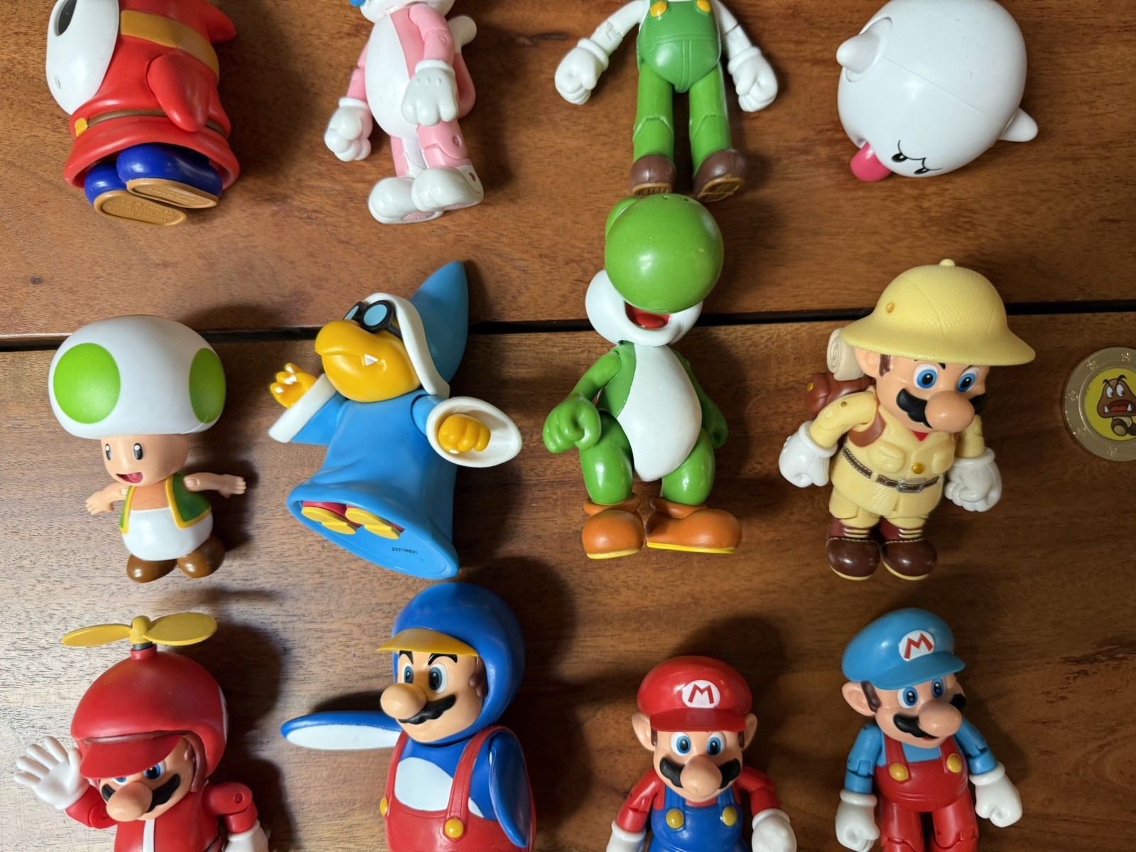 Jakks Pacific Super Mario 4 Inch Lot of 20 Action Figures Yoshi Boo Koopalings