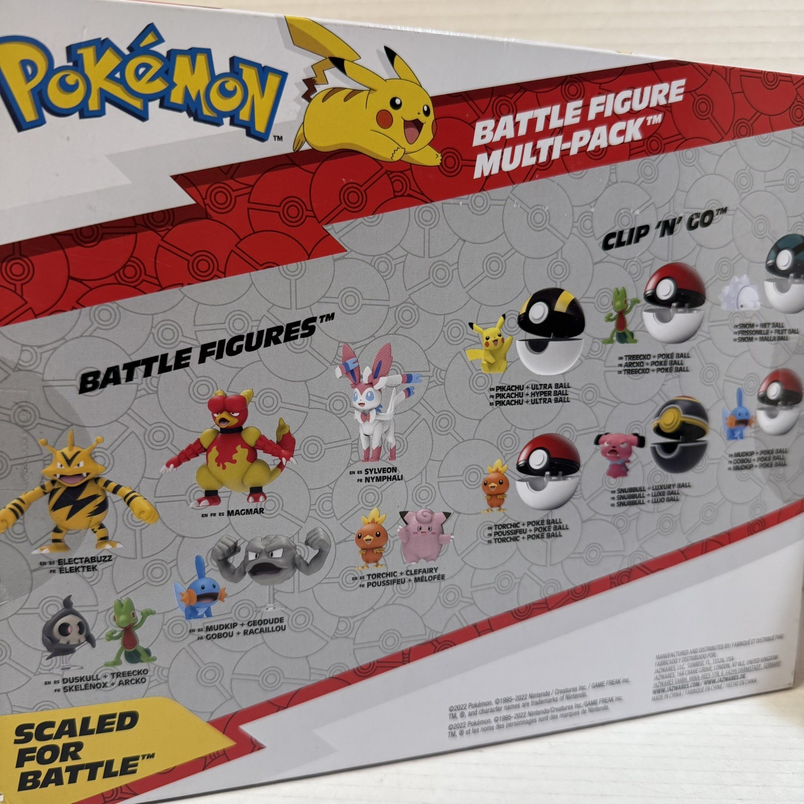 Pokemon Battle Figure Multi-Pack Features 2-Inch Pikachu, Eevee, Appletun NEW