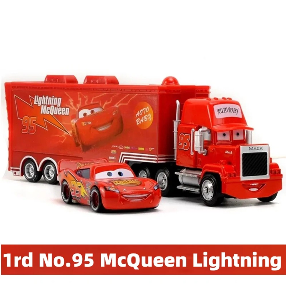 Disney Pixar Cars Chick Hicks Lightning McQueen Mack Hauler Truck & Car Toys New