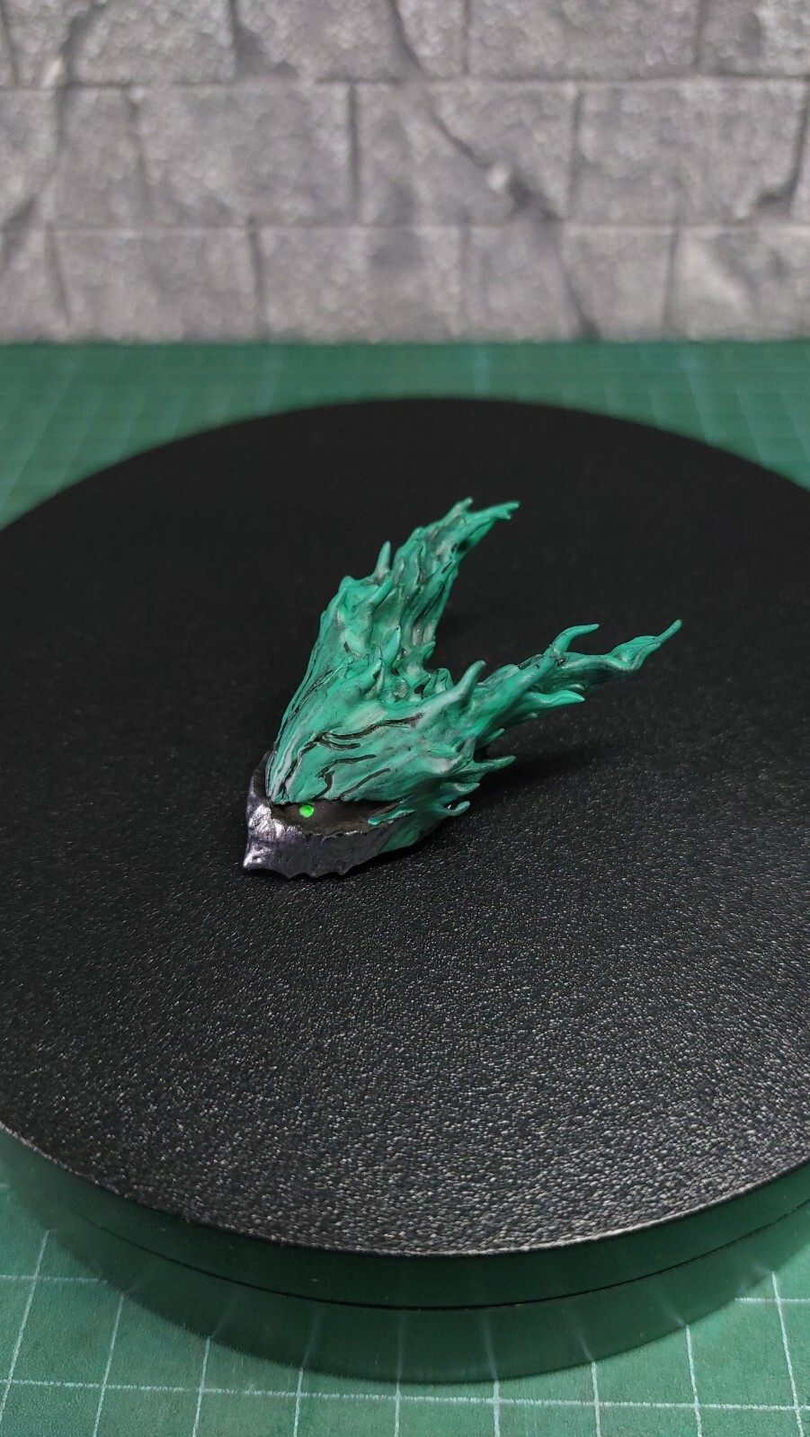 Handmade 1/12 3D Print Head for deku dark version Action Figure SHF(No body)