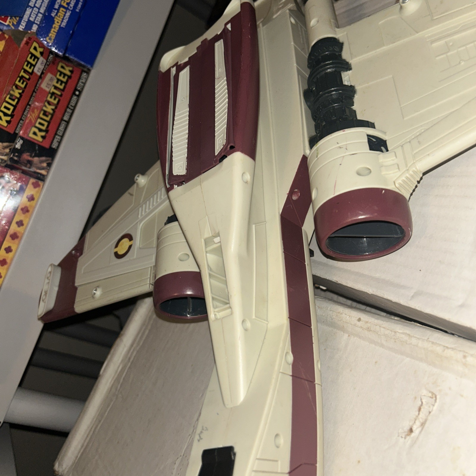 Hasbro Star Wars 2005 Revenge Of The Sith ARC-170 Fighter Ship ROTS Incomplete