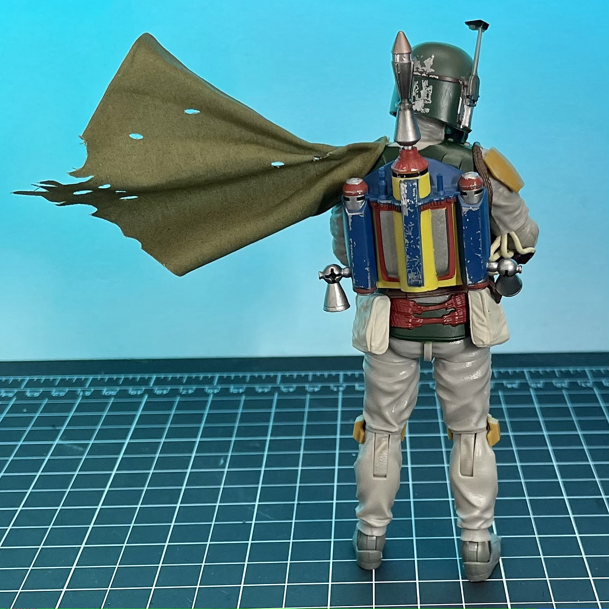 Custom 1:12 Boba Fett ROTJ Wired Cape 2.0