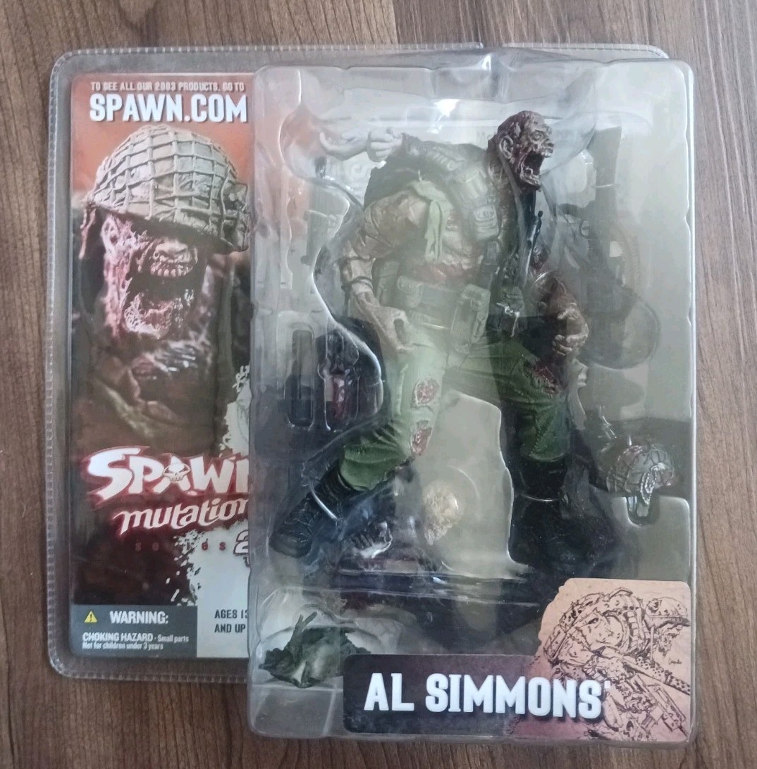 FIGURE TODD MCFARLANE TOY SPAWN SERIES 23 MUTATIONS AL SIMMONS NEW