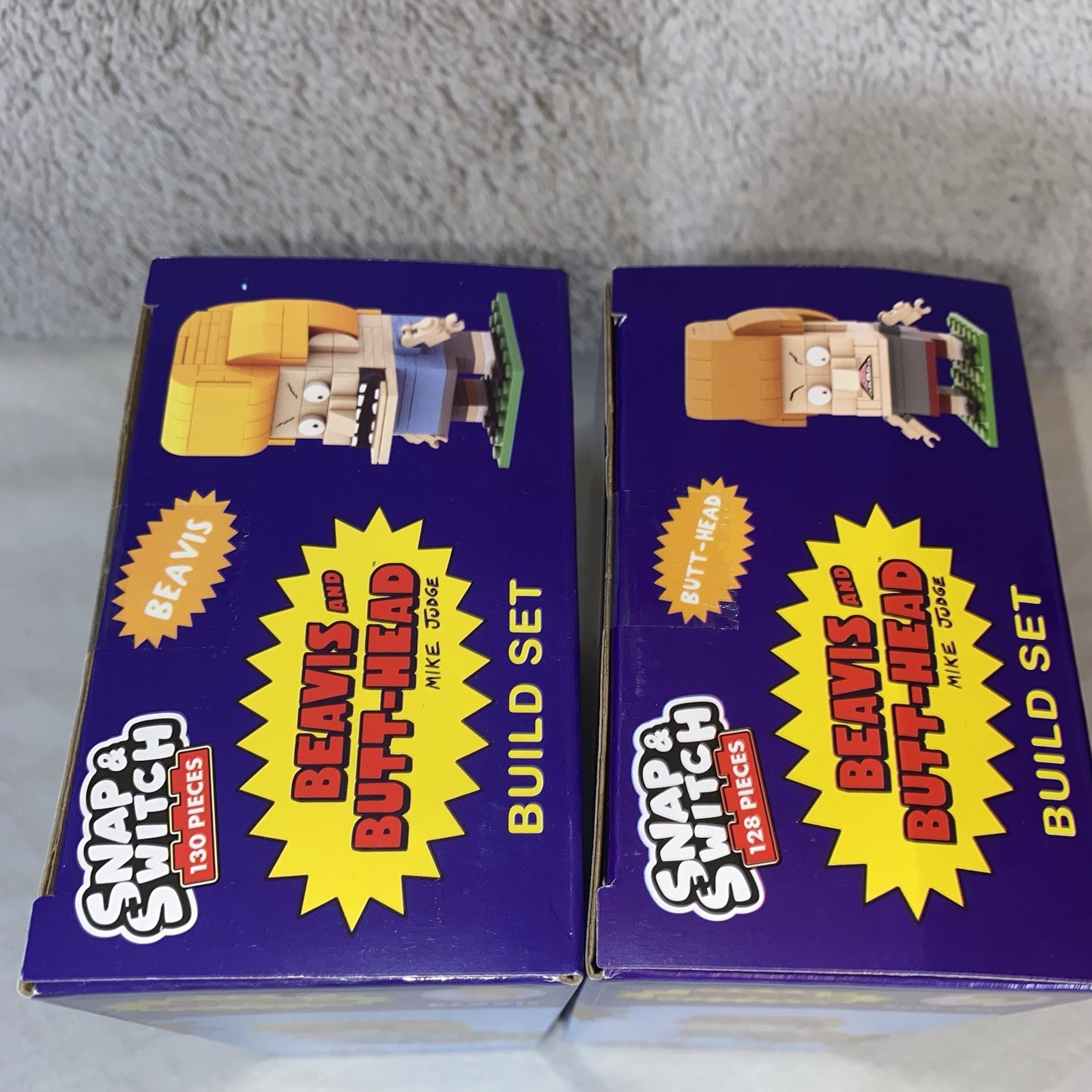 Beavis & Butt-Head Build Set Lot Beavis Butt-Head Snap & Switch New 258 Pc