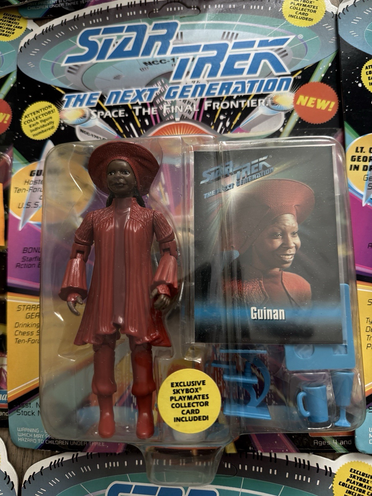 1993 Star Trek The Next Generation Playmates Action Figures, Lot of 13 MOC