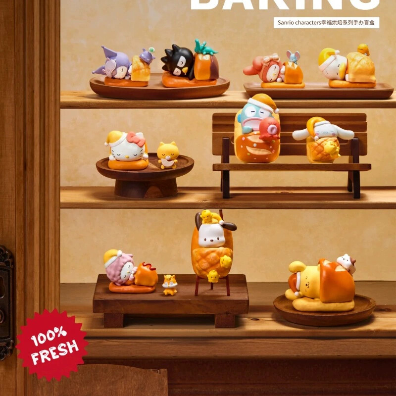 Miniso Sanrio Happy Baking Series Blind Box Confirmed Figures Gift Toy
