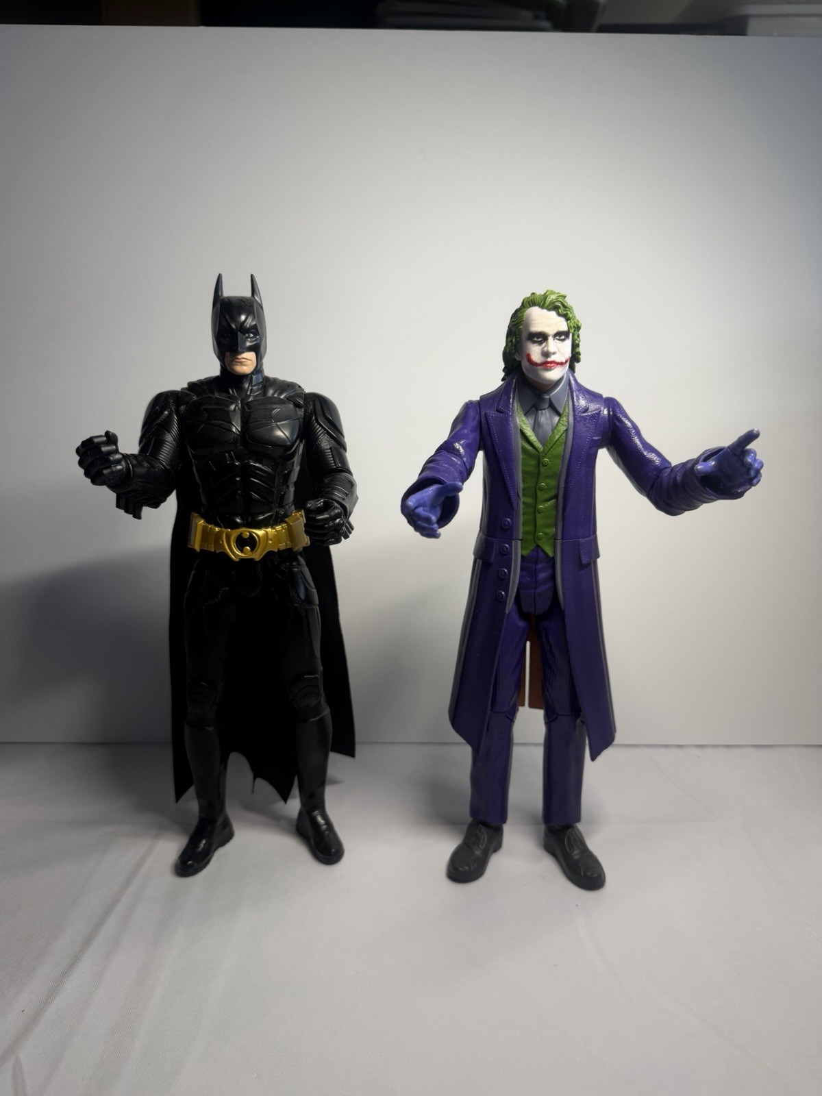 Batman Joker Heath Ledger Movie Action Figure Lot Of 2