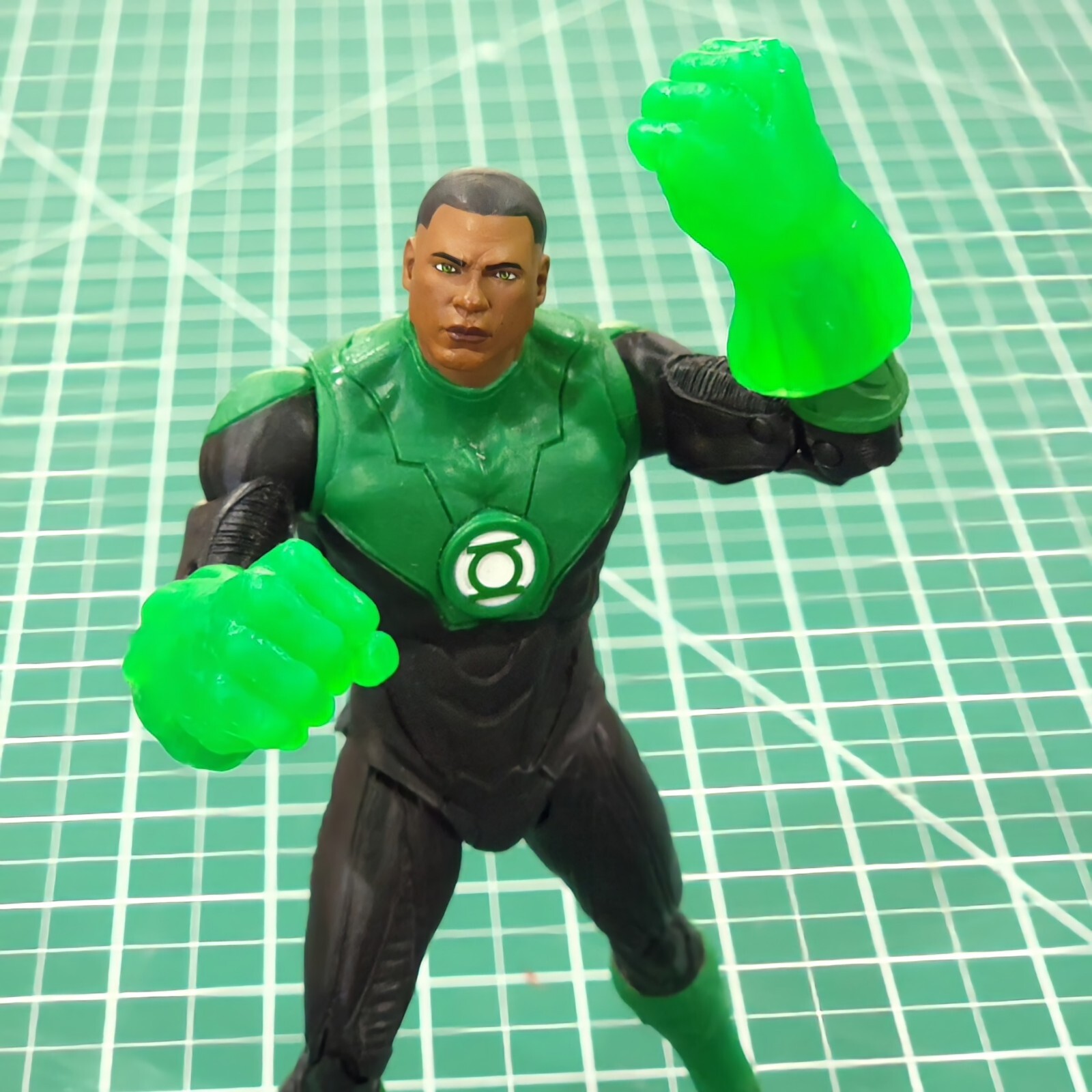 Custom Resin Giant Fists Constructs for 6in. scale figure 1:12 Green Lantern